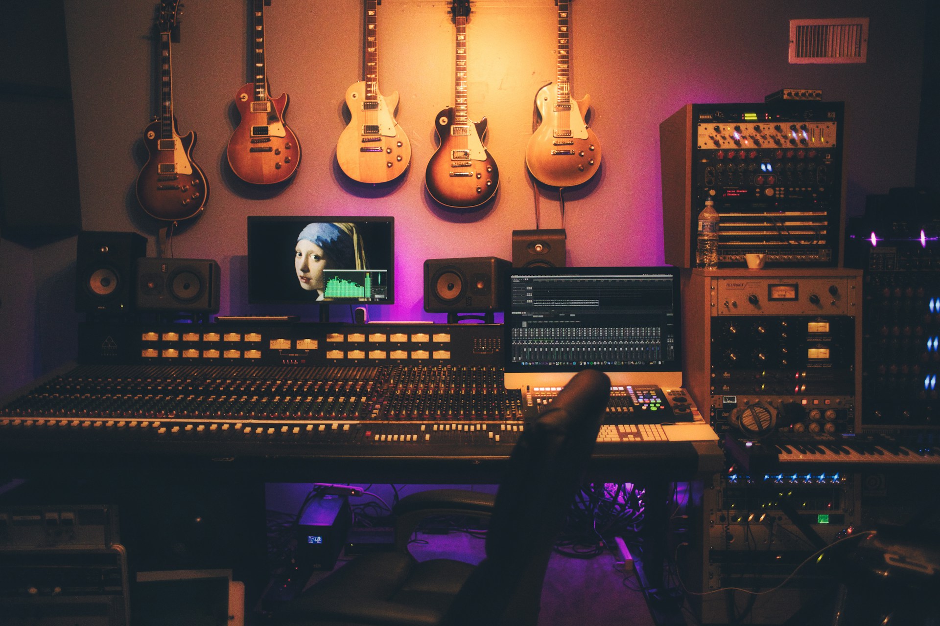 Interior del estudio